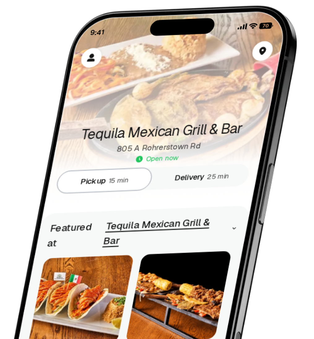 Tequila Mexican Grill & Bar app preview