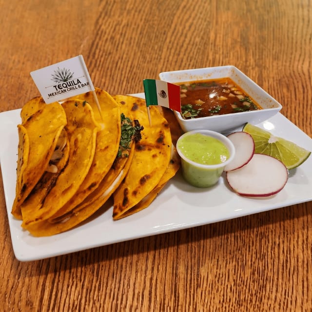 Special Beef Barbacoa Tacos.