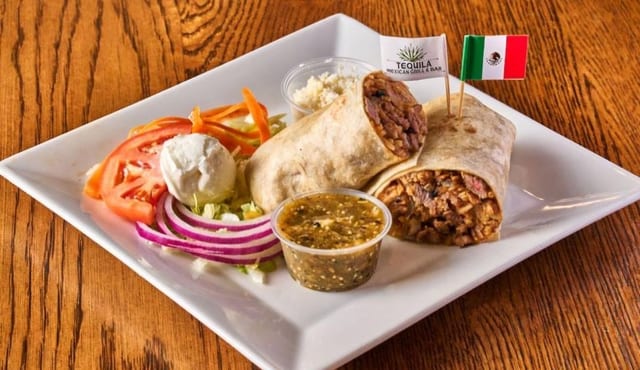 Grill Chicken Burrito.