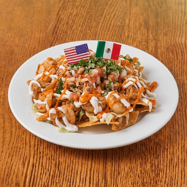 Seafood Nachos.
