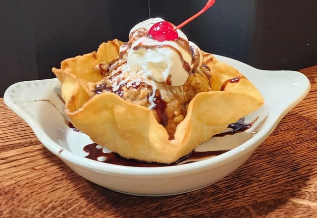 Fry ice-cream.