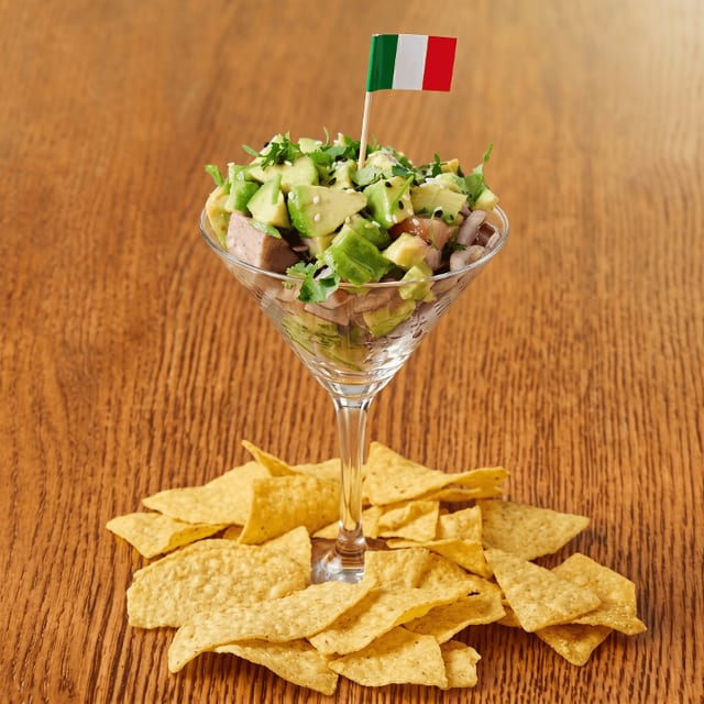 Mexican Tuna Martini.