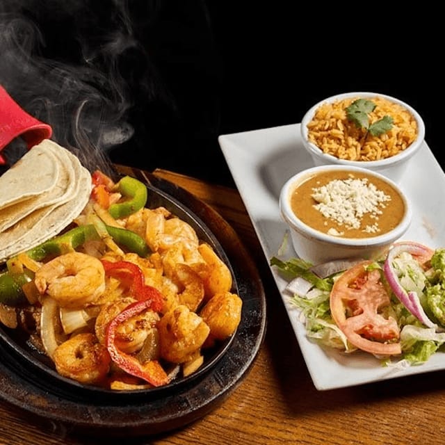 Shrimp Fajitas.
