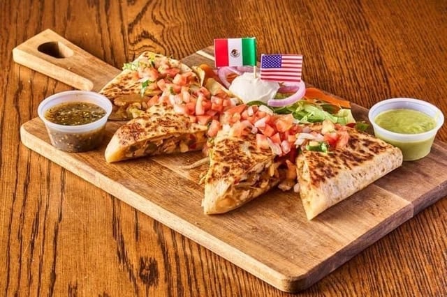 Grill Chicken Quesadilla.