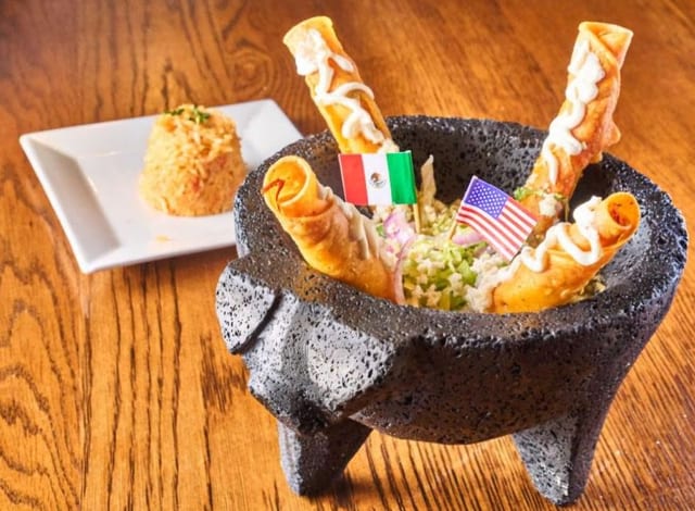 Chicken Flautas.