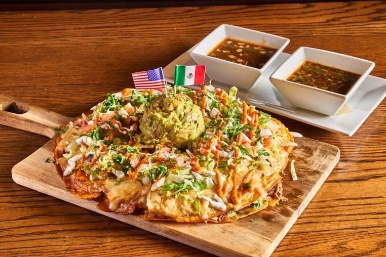 Tequila Special Barbacoa Queso-Pizza.