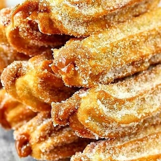 Churros Filled with Dulce De Leche