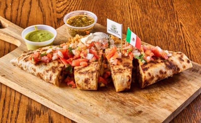 Veggie Quesadilla.