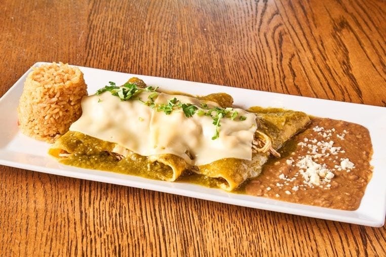 Enchiladas Suizas.