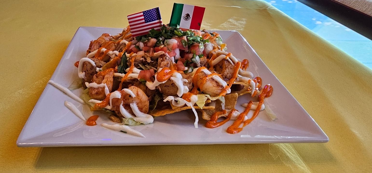 Seafood Nachos.