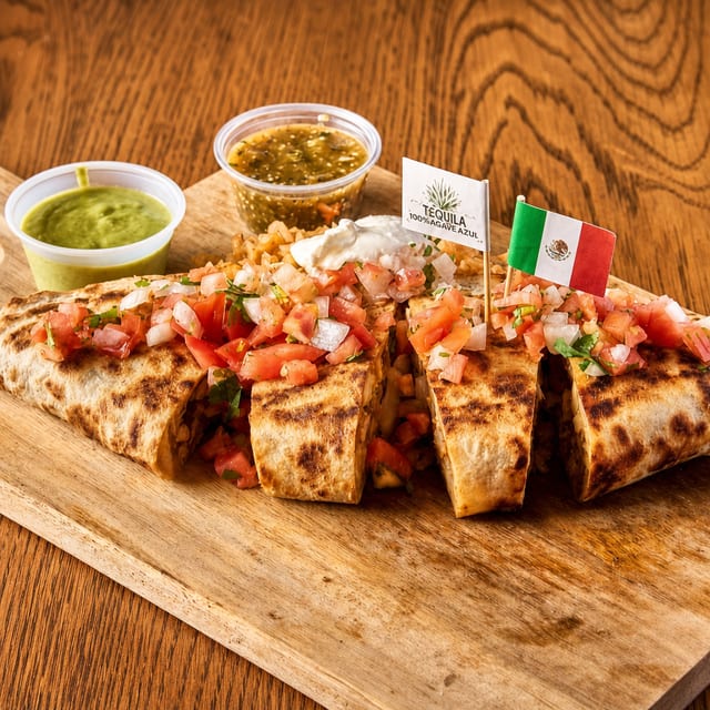 Veggie Quesadilla.