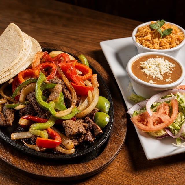 Flank Steak Fajitas.