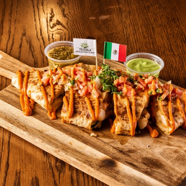 Shrimp Quesadilla.