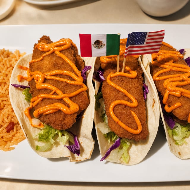 Fried Fish Tacos.