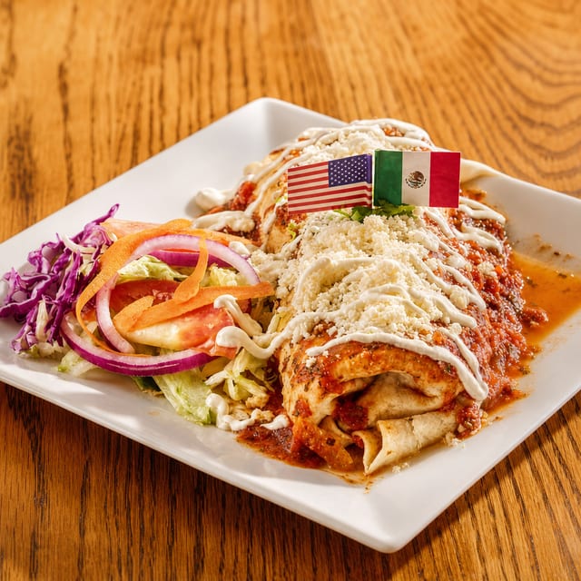 Ground Beef Burrito.