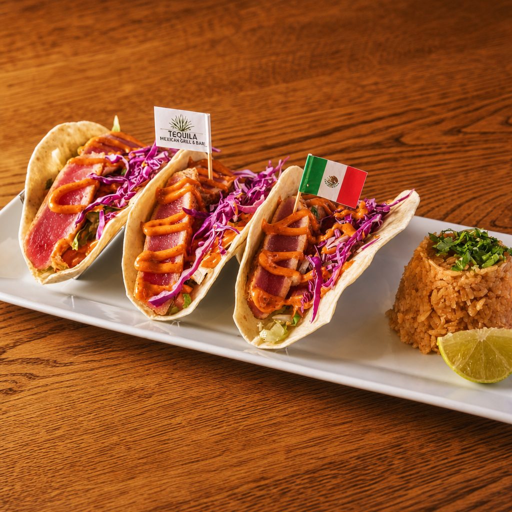 Tuna Steak Tacos.