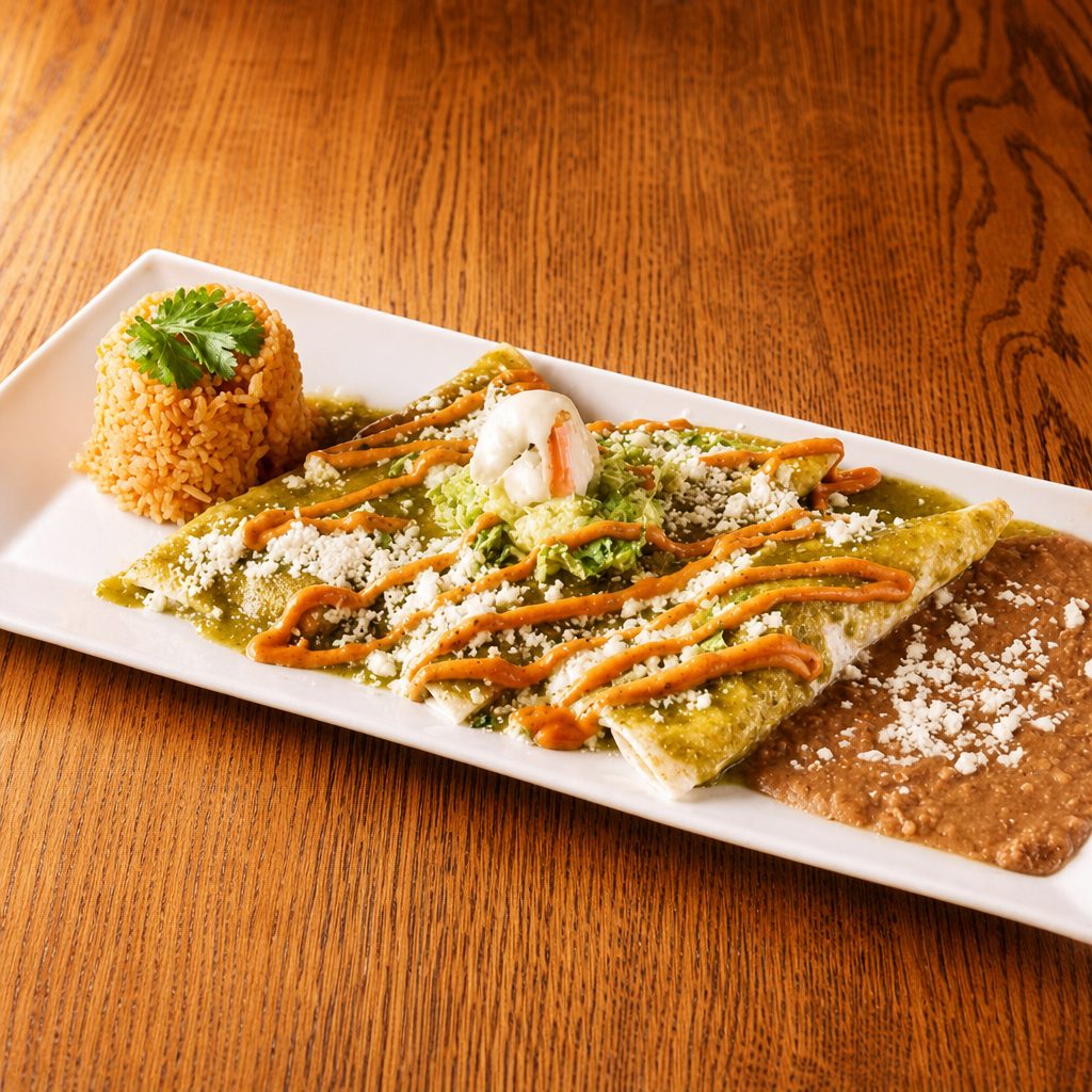Shrimp Enchiladas.