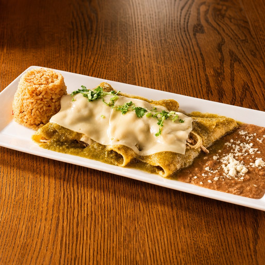Enchiladas Suizas.