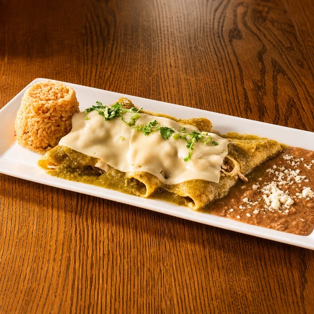 Enchiladas Suizas.