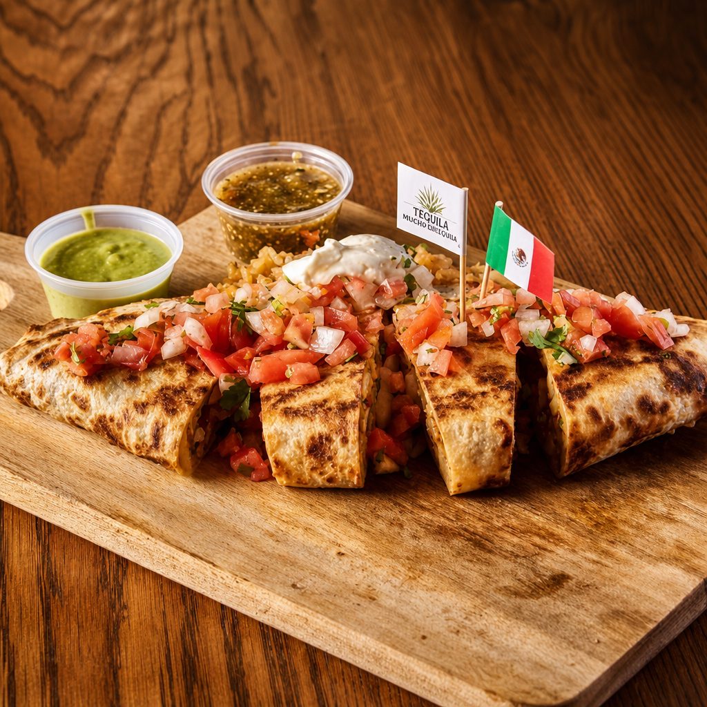 Flank Steak Quesadilla.