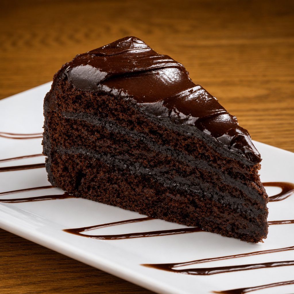Chocolate Fudge Cake.