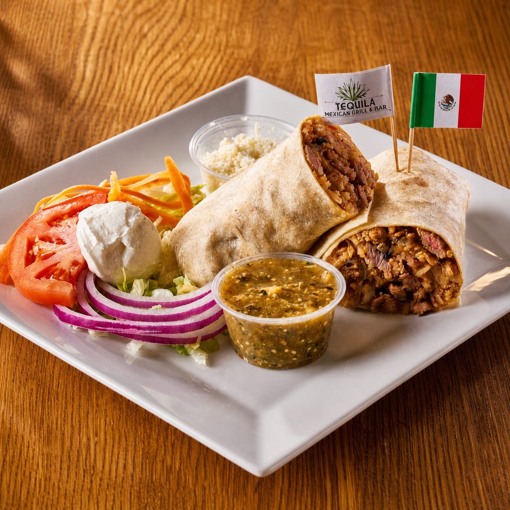 Tequila Burrito.