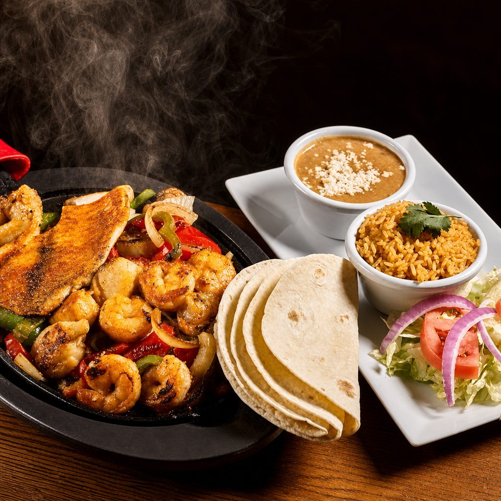 Fajitas De Mariscos.