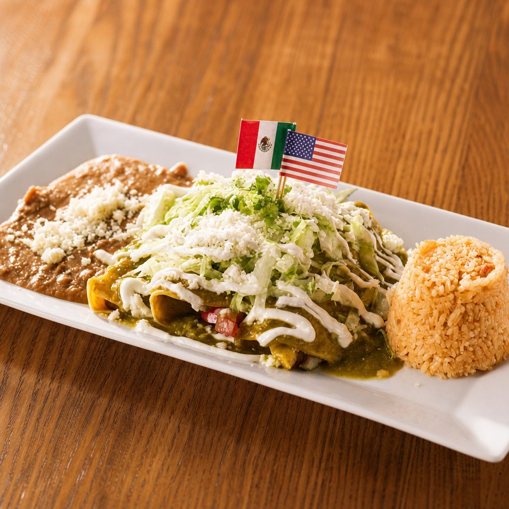 Veggie Enchiladas.