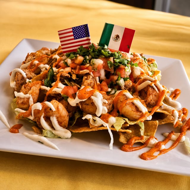 Seafood Nachos.