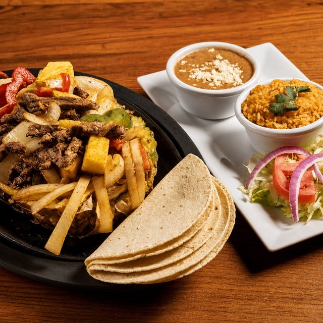 Hawaiian Flank Steak Fajitas.