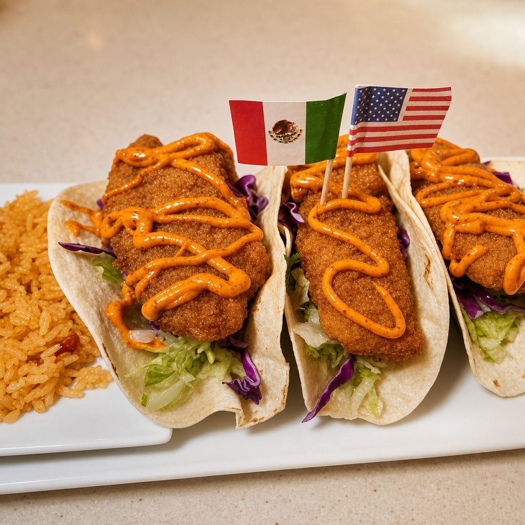 Fried Fish Tacos.