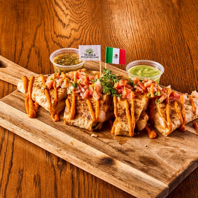 Shrimp Quesadilla.