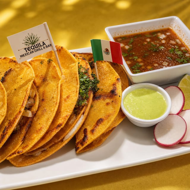Special Beef Barbacoa Tacos.