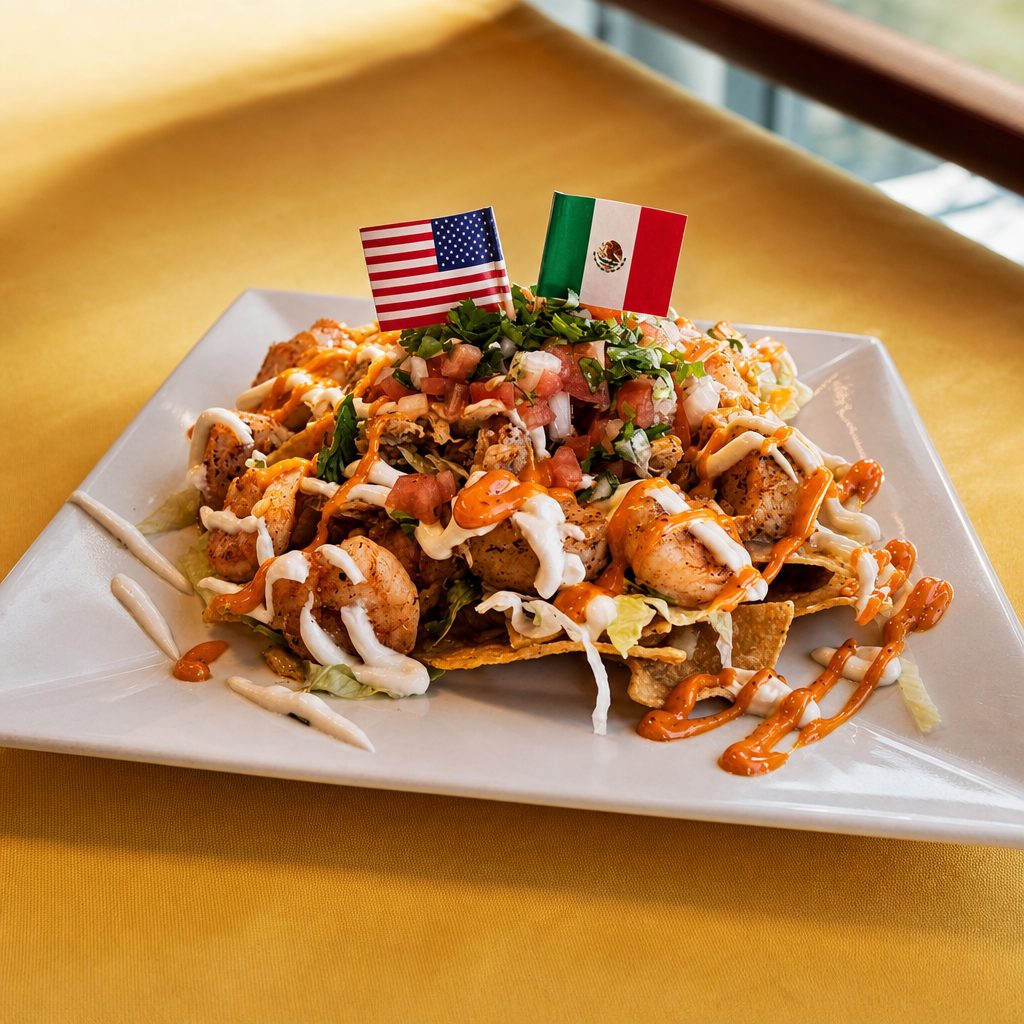 Seafood Nachos.
