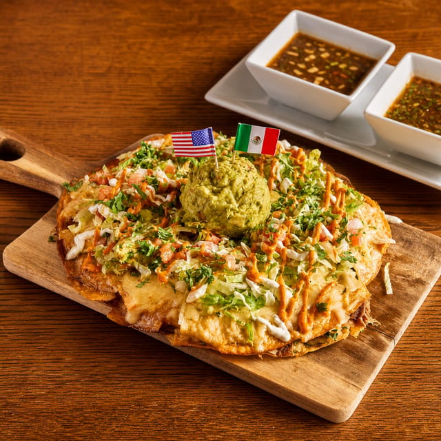 Tequila Special Barbacoa Queso Pizza.
