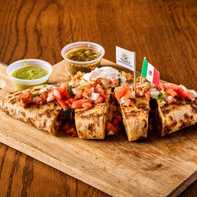 Flank Steak Quesadilla.