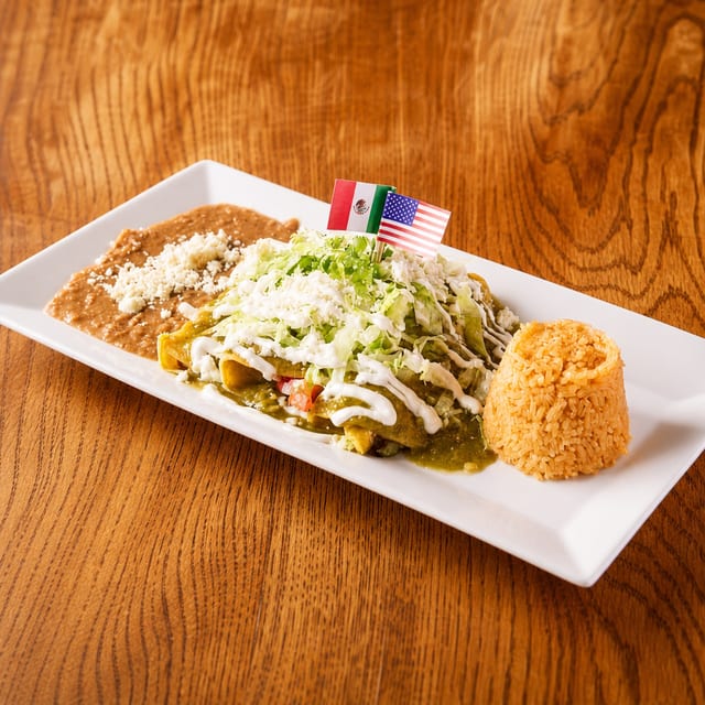 Enchiladas Verdes.