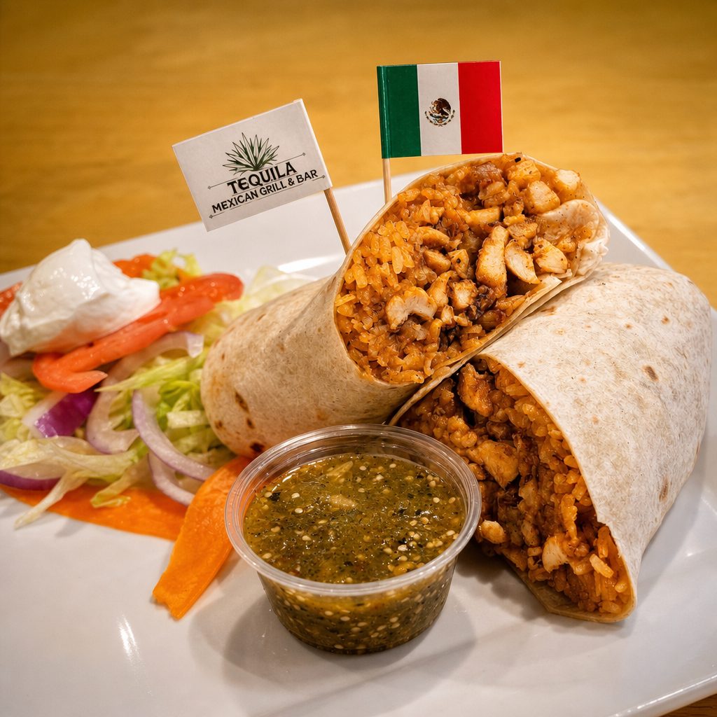 Shredded Beef Burrito.